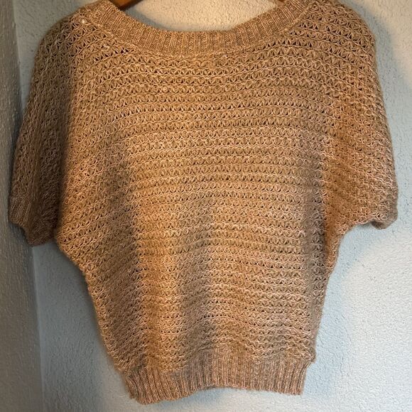 Delia*s Vintage Y2K Made In USA Pink & Beige Sweater - Medium Relaxed Fit - Picture 4 of 10